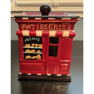 Certified International Jennifer Garant Patisserie Ceramic Cookie Jar Canister